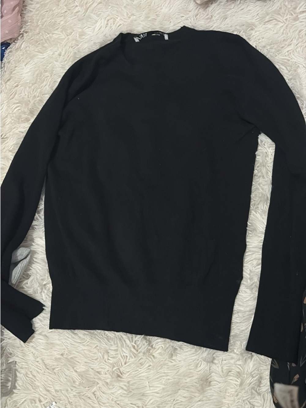Women’s Black Crewneck Sweater